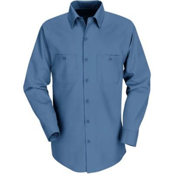 Vf Imagewear Red Kap¬Æ Men's Industrial Work Shirt Long Sleeve Postman Blue Long-L SP14 SP14PBLNL